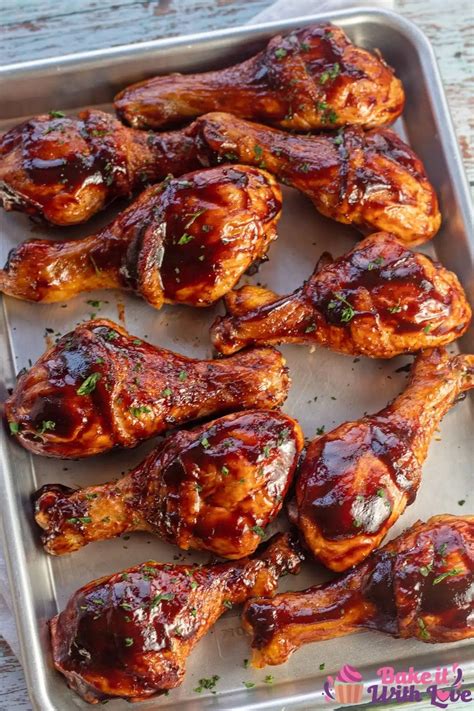 Baked BBQ Chicken Drumsticks (Easy, Juicy & Crispy-Sticky Delicious!)