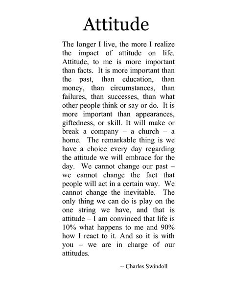 Attitude by Charles Swindoll