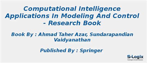 Best Research Books in Computational Intelligence Applications | S-Logix
