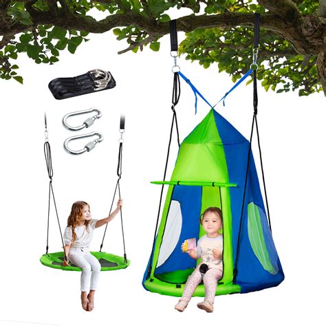 Outsunny Kids Pod Swing, Waterproof FlatTent Chair | Ubuy India