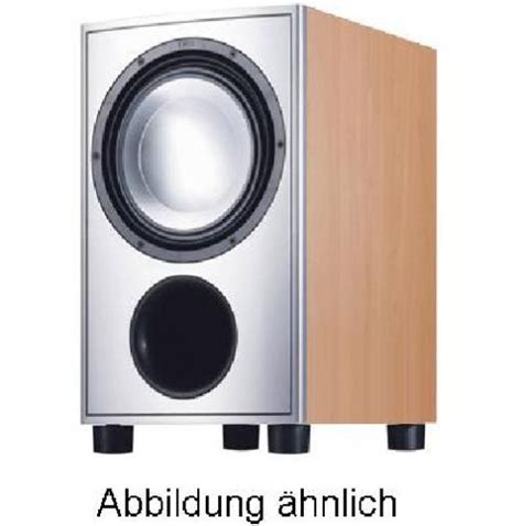 Canton AS 85 Active Front-Firing Subwoofer (Single, Beech) Price: Buy ...