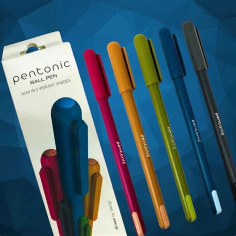 Pentonic Ball Pen Set Of 5 In 5 Vibrant Shades