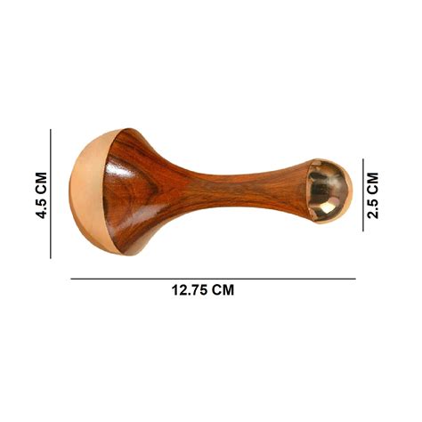 Ayurvedic Kansa Wand Face Foot and Body Massager - 2 in 1 Massager with ...