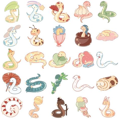 Cute Snake Drawing