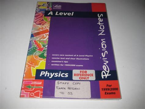 Buy Revision Notes (A Level revision & exam preparation) Book Online at ...