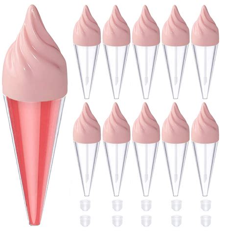 Ronrons 15 Pieces Adorable Ice Cream Cone Shaped Lip Gloss | Desertcart ...