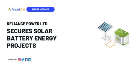 Reliance Power Arm Secures 930 MW Solar and 465 MW Battery Energy Projects
