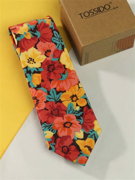 Orange Love Necktie
