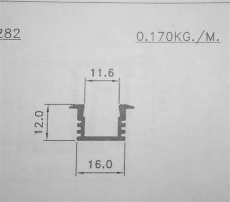 Aluminium Led Light Profile - 6063 Aluminium LED Section Trader ...