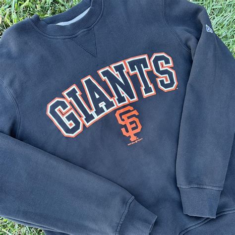 New Era MLB San Francisco Giants Crewneck Sweatshirt... - Depop