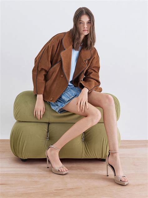 Taupe Patent Platform Heeled Sandals - Taupe - CHARLES & KEITH IN