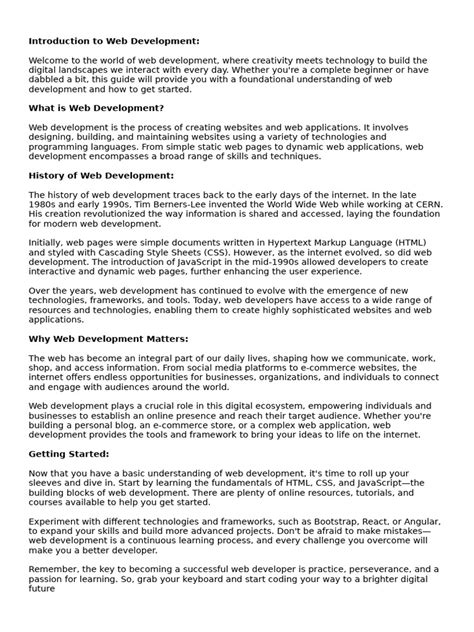 Image result for Web Development Tutorial PDF