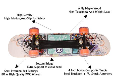 Skateboard For Kids, Fiber Skateboard Specially Designed With A Pro Pa