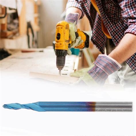 Universal 2?Flute Milling Cutter Router Bit Blue Coated Spiral Ball End ...