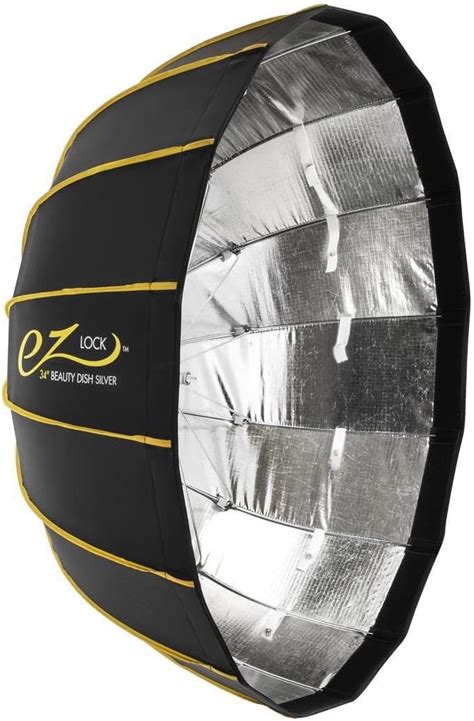 Glow EZ Lock 34 Collapsible Silver Beauty Dish India | Ubuy