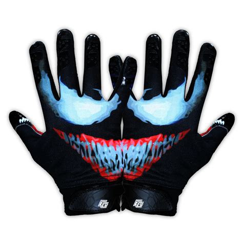 Buy Eternity Gears Venom Football Gloves - Tacky Grip Skin Tight Adult ...