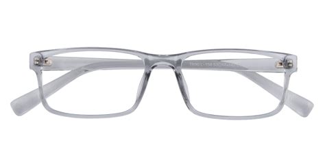 Silvester Rectangle Gray Photochromic Glasses | GlassesShop