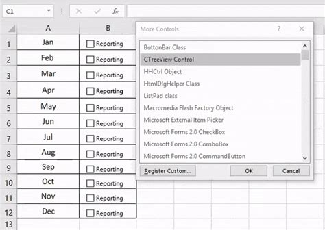 Image result for Insert Excel Control Examples