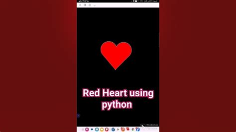 Image result for Python Glowing Red Heart Code