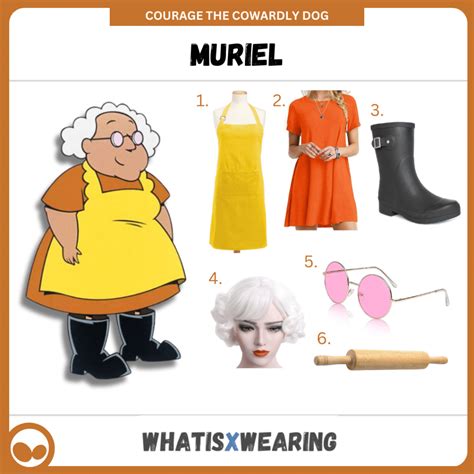 Muriel 'Courage the Cowardly Dog' DIY Costume Guide