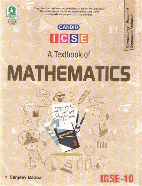 Amazon.in: Buy CANDID ICSE A TEXTBOOK OF MATHEMATICS ICSE FOR CLASS ...