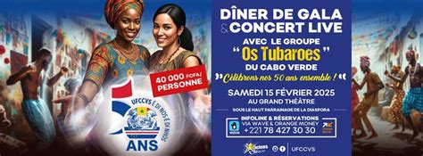 50 ans de l’UFCCVS – Dîner de Gala & Concert Live, Grand Théâtre ...