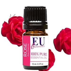 EU Botanicals Rose Essential Oil - 100% Pure Natural & Undiluted For ...