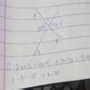 The Adjoining figure shows two straight lines AB and CD intersecting at ...