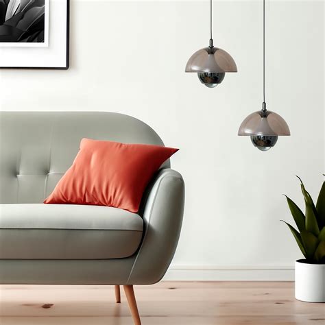Laid Back Smoke LED Pendant Light for Corners | Light & Living