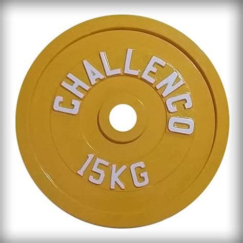 CHALLENCO 30 Kg Calibrated Metal plates (15Kg X 02) : Amazon.in: Sports ...