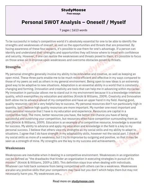 Image result for SWOT Paper Example