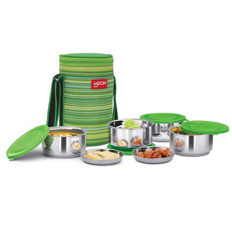 Buy Ribbon Lunch Box with Insulated Containers 2PCS, 3PCS, 4PCS - Milton
