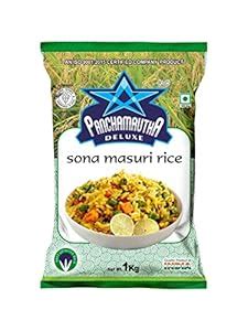 PANCHAMRUTHA DELUXE Sona Masuri Steamed Rice 12 Months Old Traditional ...