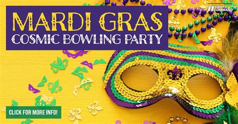 Mardi Gras Cosmic Bowling, Langley Lanes, Hampton, 1 March 2025 | AllEvents