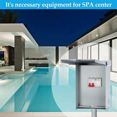Buy Briidea 60 Amp Spa Panel with 2-Pole 60 Amp GFCI Breaker, IP 65 ...