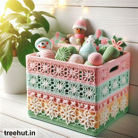 Christmas Crochet Organizer for Toys Ideas, patterns and how to make ...