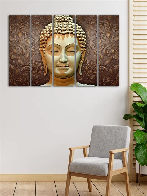 999STORE Meditating blessing buddha painting for living room bedroom ...