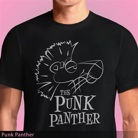 Punk Pink Panther Tshirt Stand Out Rebel Fashion Edgy Style New Arrival ...