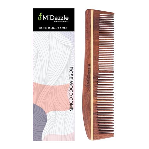 Buy Midazzle Natural Handcrafted Sheesham Rosewood Hair Comb for Men ...