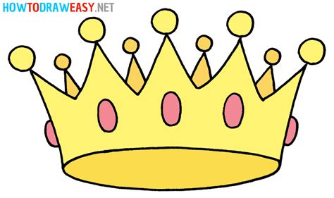 How to Draw a Crown - How to Draw Easy