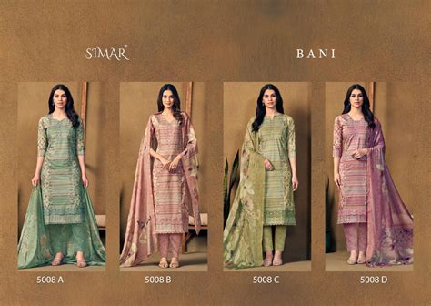 Glossy Simar Bani Star Burberry Digital Printed With Embroidered Salwar ...