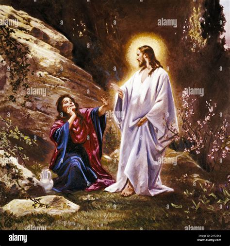 1960s 33 AD RESURRECTION OF JESUS APPEARING TO MARY MAGDALENE ON EASTER ...