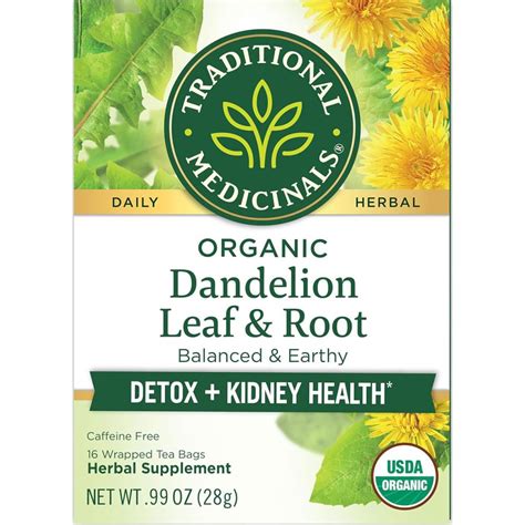Traditional Medicinals Organic Dandelion Leaf & Root Herbal Tea - Food E Concepts