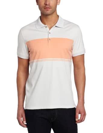 Buy Calvin Klein Men's Short Sleeve Engineered Interlock Polo, Papaya ...