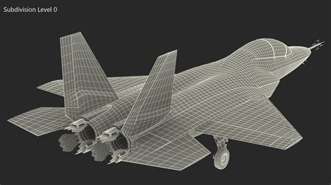 Mitsubishi X2 Shinshin Stealth Fighter Aircraft Rigged 3D model | 3D ...
