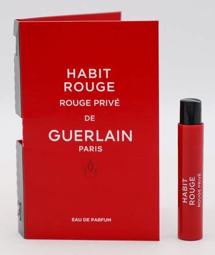 Guerlain Habit Rouge Rouge Prive EDP Sample Carded - India | Ubuy