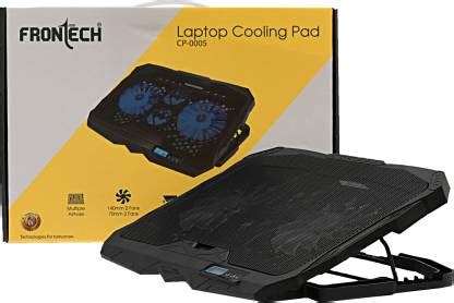 Frontech USB Powered Laptop Cooling Pad with LED Lights, 140mm Dual ...