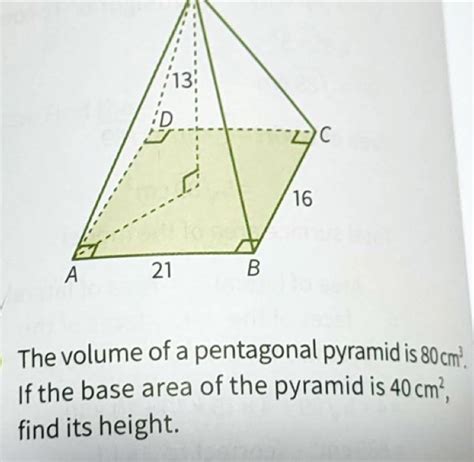 Image result for Pentagonal Pyramid Volume Calculation