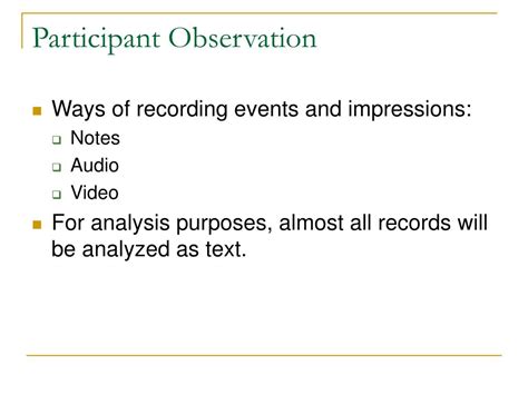 Image result for Explain Participant Observation