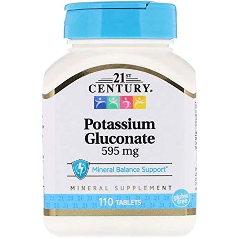 21ST Century POTASSIUM 595mg 110 TABS : Amazon.in: Health & Personal Care